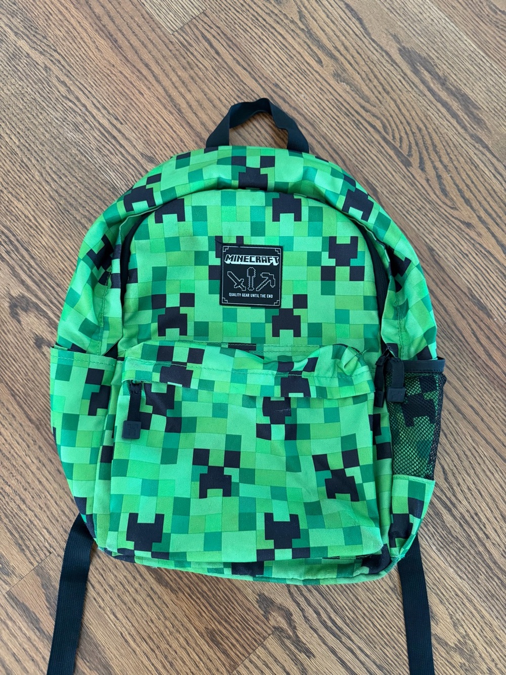 Minecraft Creeper Green/Black Backpack